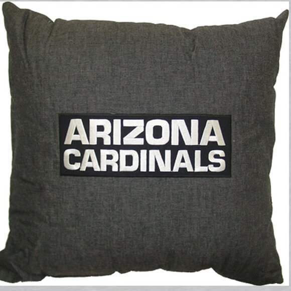 Arizona Cardinals Denim Throw Pillow Measures 14 x 14 inches - Picture 1 of 1